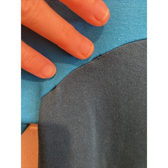 Kate Spade Racquel Colorblock Blue Shift Dress Size 10 - Picture 4 of 9